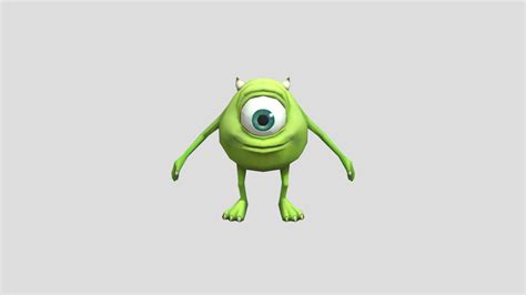 Mike Wazowski (Monsters Inc.) - Download Free 3D model by Guilherme ...