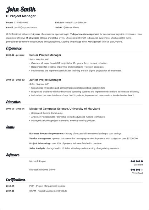 Visual cv templates free download word - playdads