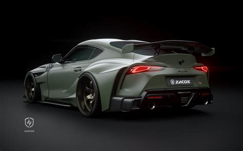 Toyota GR Supra Gets A Menacing Widebody Makeover By Zacoe | Carscoops