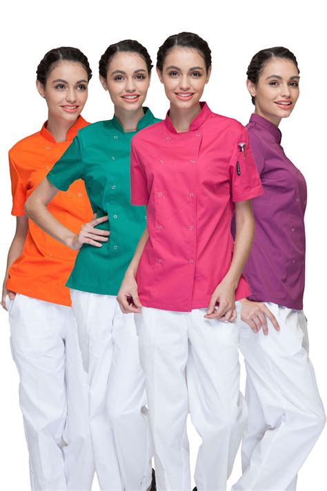 Women's Fitted Chef Coats (W104D) | F&B Uniform