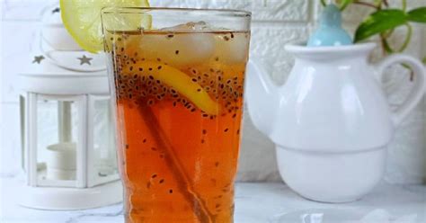 49 resep lemon tea biji selasih enak dan mudah - Cookpad