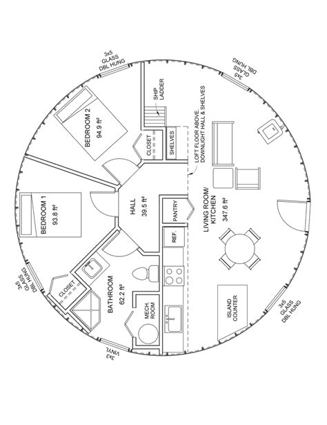 Yurt Floor Plans - Yurt Design - Shelter Designs