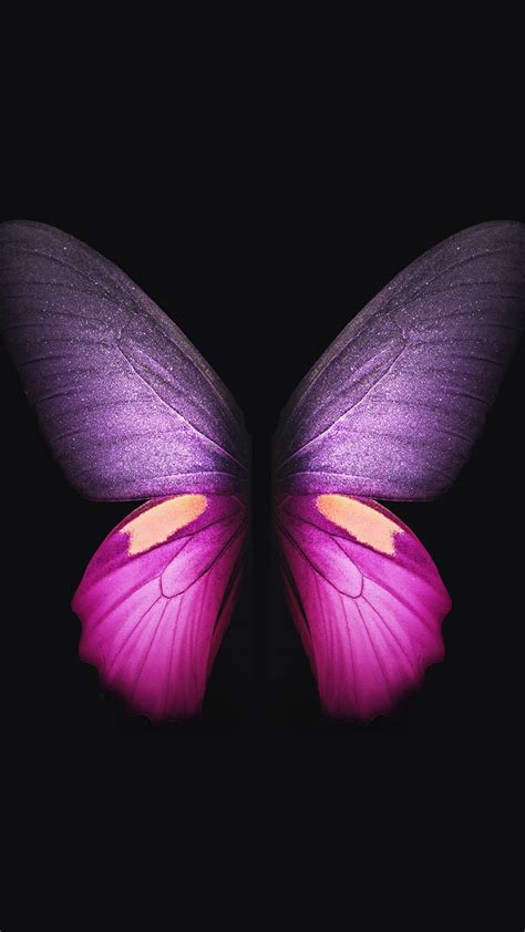 Samsung Galaxy Fold Pink Butterfly 4K Wallpapers | HD Wallpapers | ID ...