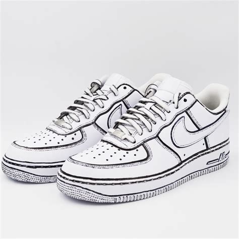 Nike Air Force 1 Cartoon Sketch – CustomSneaker