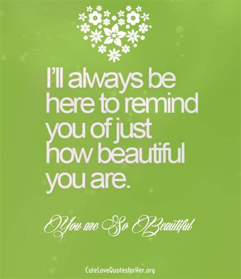 You are So Beautiful Quotes for Her - 50 Romantic Beauty Sayings