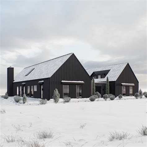 Modern Farm & Country II + Loft House Plan