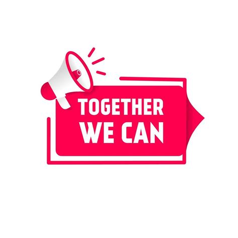 Together we can modern banner icon. Modern vector. 16623389 Vector Art ...