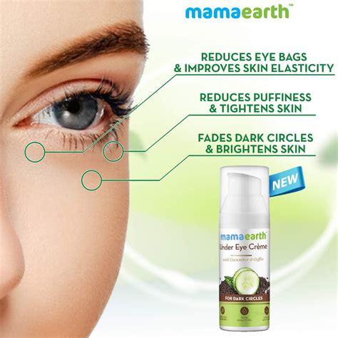 Mamaearth Natural Under Eye Cream for Dark Circles & Wrinkles 50ml