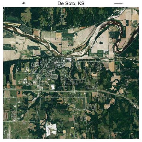 Aerial Photography Map of De Soto, KS Kansas