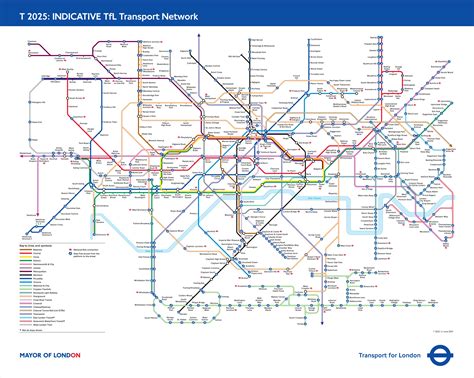 London Underground Map With Zones