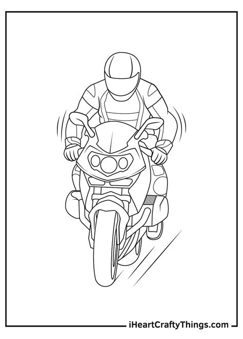 Cool Motorcycle Coloring Pages