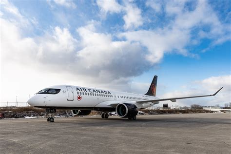 Delivery of the First Air Canada Airbus A220 - Airport Spotting