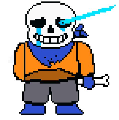 Distrust Sans (blueberry sprite) | Pixel Art Maker