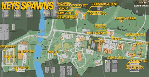 Tarkov: Guide to the Customs Map 2022 - Exits, Keys, Stashes & Loot