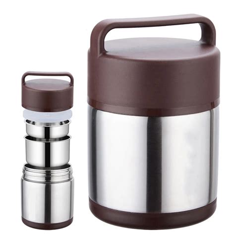 Aliexpress.com : Buy 1L Vacuum Insulated Lunch Box Stainless Steel Jar ...