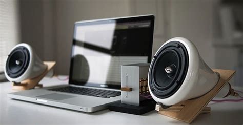 6 Creative and Expressive Laptop Accessories | Speaker design, Computer ...