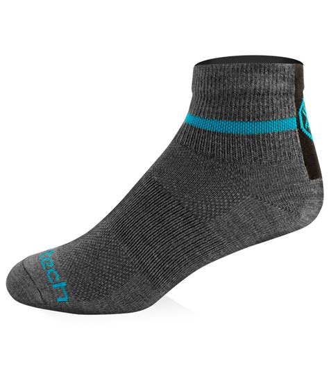 Performance Merino Wool Socks | Heathered Gray | Made in USA