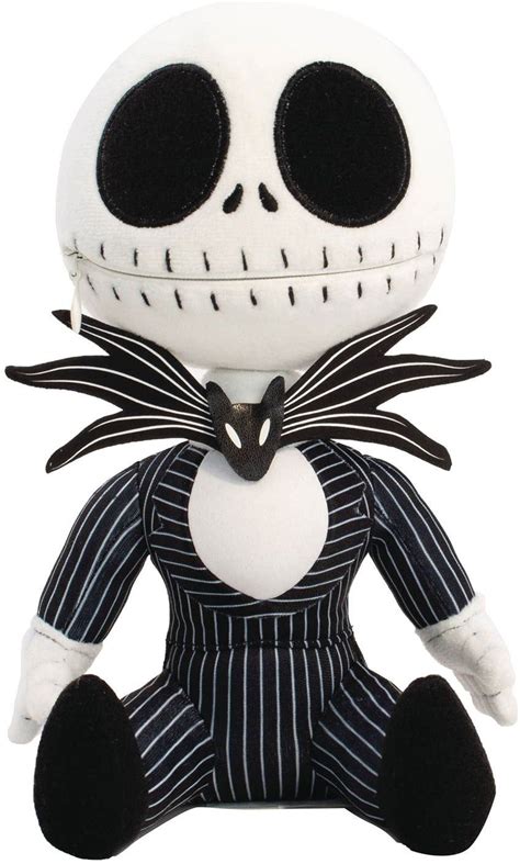 Disney Nightmare Before Christmas Jack Skellington Zippermouth Plush ...