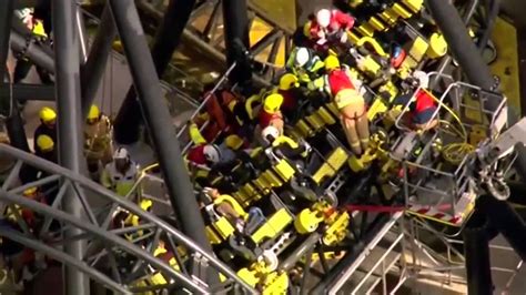 Carriages Crash On Alton Towers 'Smiler' Ride 2015 [RAW VIDEO] Aerial ...