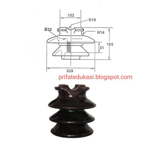 Isolator Jenis Pasak (Pin Type Insulator) - EDUKASIKINI.COM