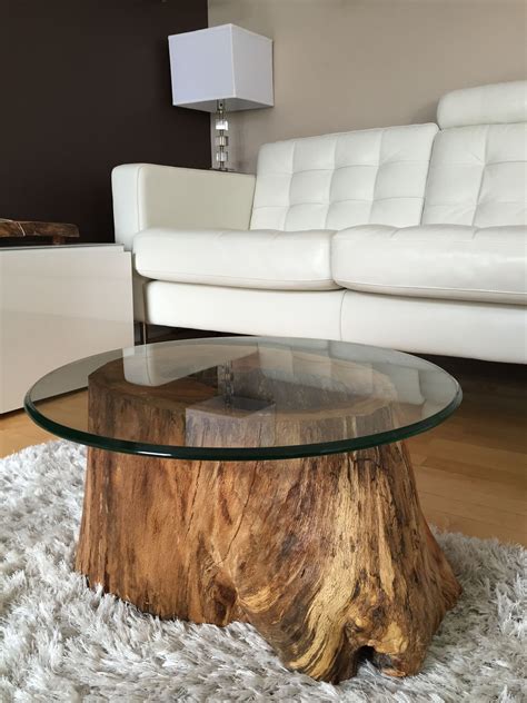 tree trunk coffee table with glass top Collection-Coffee Tables 23 19-d ...