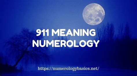 Angel Number 911 Meaning Numerology - Numerology Basics