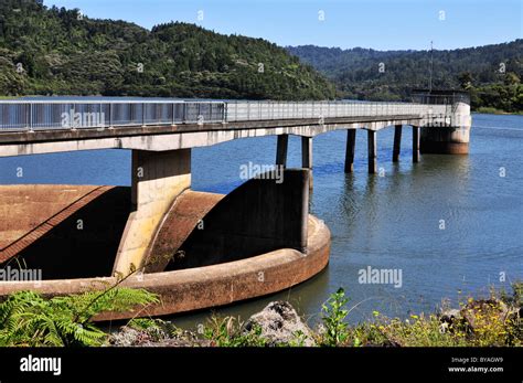 Huia Dam in the Waitakere Ranges, West Auckland, New Zealand Stock ...