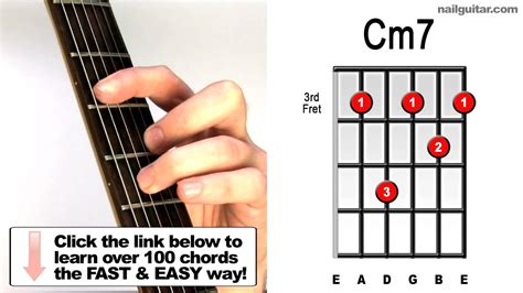 Cm7 - Guitar Chords Lessons - YouTube