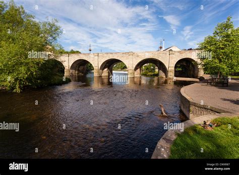 Wetherby Bridge, there has been a bridge over The River Wharfe at ...