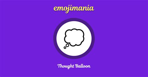 💭 Thought Balloon emoji Copy & Paste - Emojimania