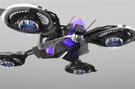 ArtStation - 3D concept sci-fi-drone, Oleg_ Ovigon | Drones concept ...