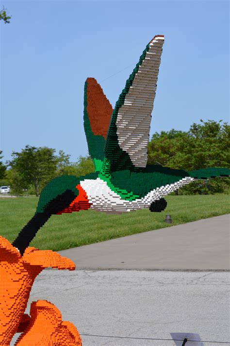 Lego Art Hummingbird at Powell Gardens in Missouri | Lego art, Powell ...