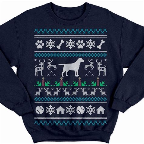 Black Lab Christmas Sweater Black Lab Shirt Black Lab - Etsy