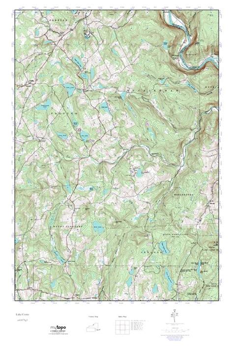 MyTopo Lake Como, Pennsylvania USGS Quad Topo Map