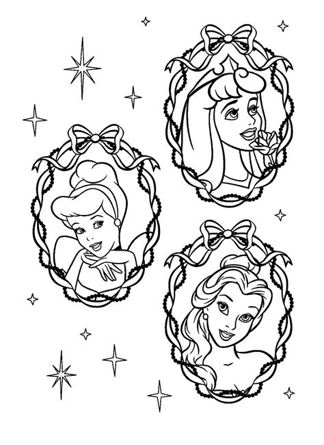 Free Printable Disney Princess Coloring Pages For Kids