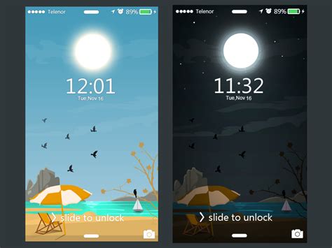 Day & Night Wallpapers by Arslan Ali on Dribbble