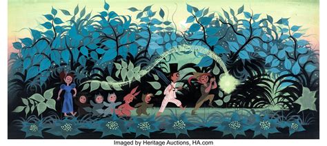 Mary Blair Peter Pan Neverland Concept/Color Key Painting (Walt | Lot ...