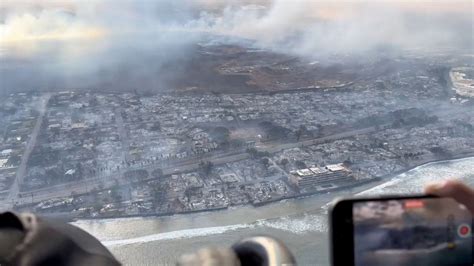 Hawaii wildfires in footage: Images present devastation on island of ...