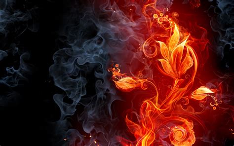 Red Fire Wallpaper