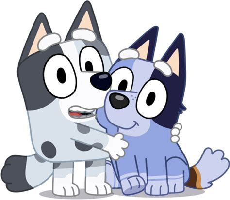 Muffin Heeler and Socks Heeler From Bluey by CatRubble28 on DeviantArt