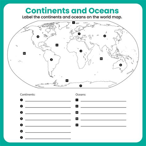 Continents And Oceans Facts For Kids