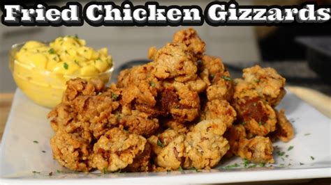 How To Make TENDER FRIED CHICKEN GIZZARDS Recipe - YouTube