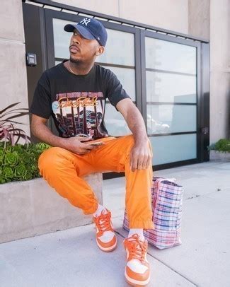 Orange Sweatpants Outfits For Men (22 ideas & outfits) | Lookastic