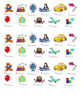 TOYS - Write their names by YESISTORE | Teachers Pay Teachers