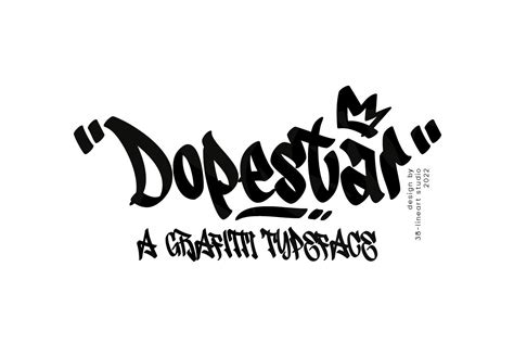 Dopestar - Graffiti Font - Design Cuts