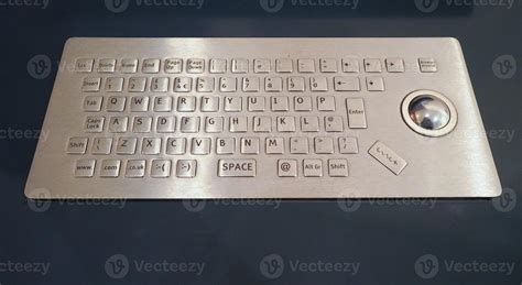 Computer keyboard with trackball 3477426 Stock Photo at Vecteezy