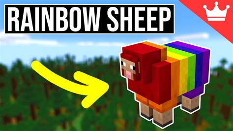 How to Make a Rainbow Sheep in Minecraft (All Versions) - YouTube