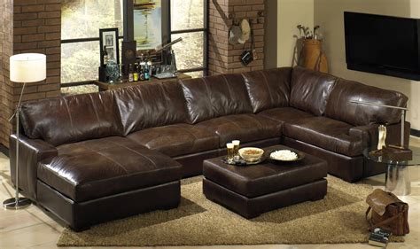 15 Best Ideas Genuine Leather Sectionals with Chaise