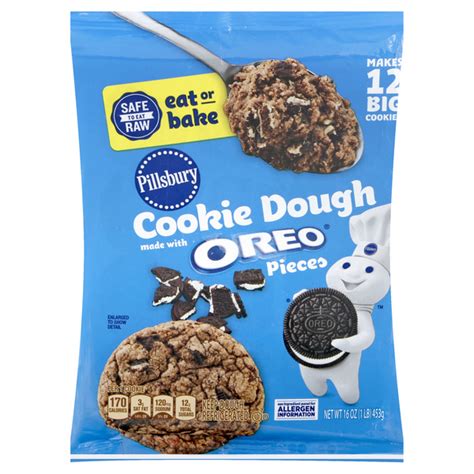 Save on Pillsbury Eat or Bake Cookie Dough with Oreo Pieces - 12 ct ...