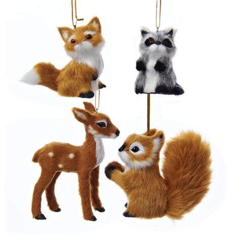 Club Pack of 12 Fox, Raccoon, Reindeer & Squirrel Plush Woodland Animal ...